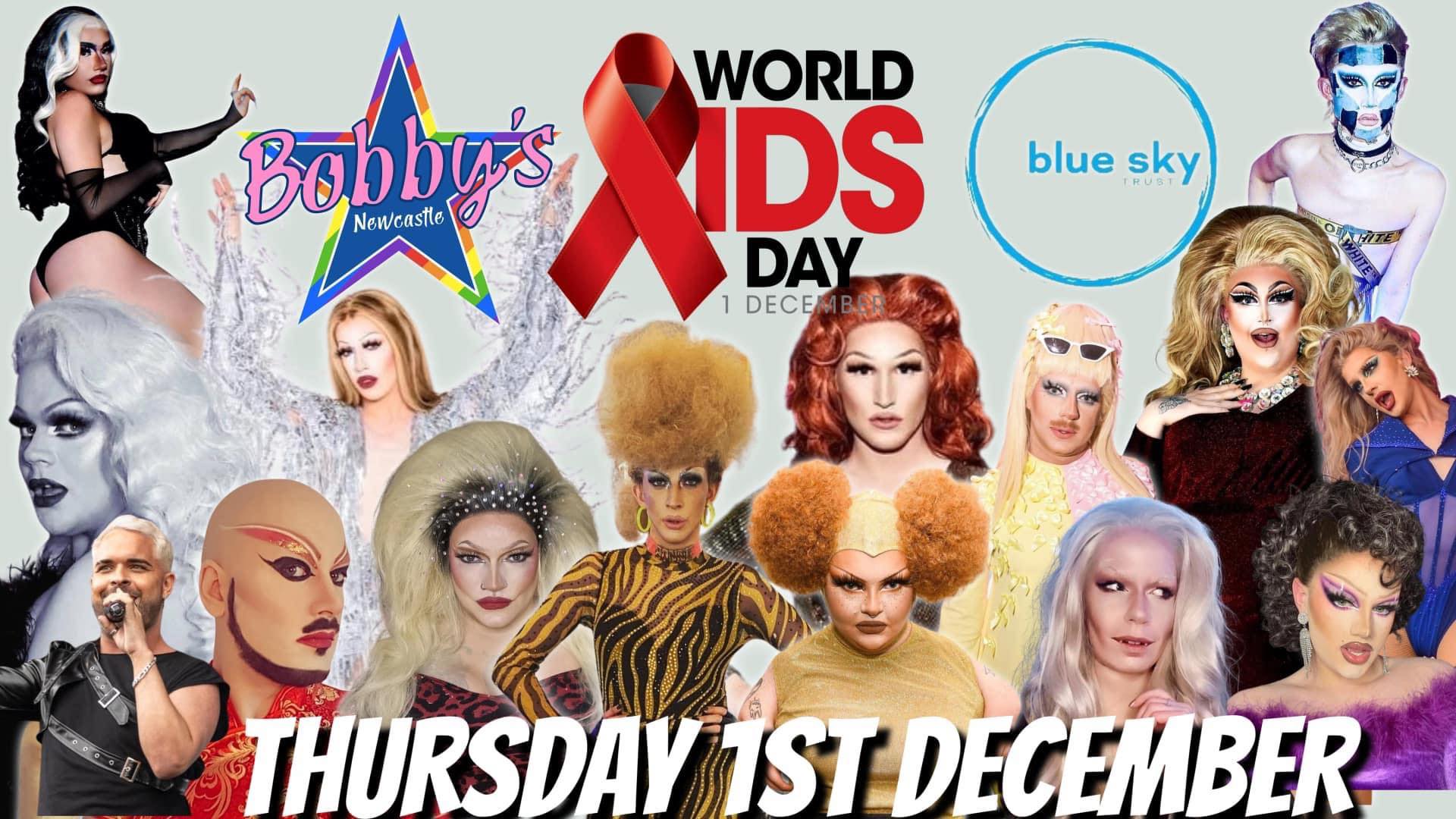 Poster for Bobby's World AIDS Day Fundraiser 2022 Poster for Bobby's World AIDS Day Fundraiser 2022